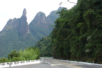 Image showing God finger mountain