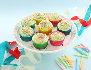 Image showing Iced Cup Cakes