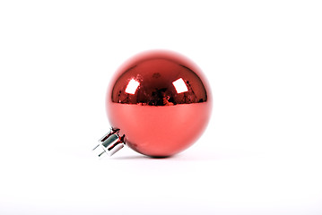 Image showing  Red Christmas ball 