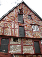 Image showing Half-timbered house