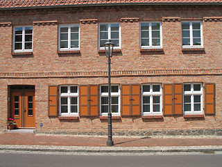 Image showing House with shutters