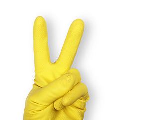 Image showing Yellow Hand