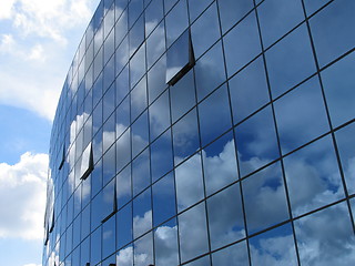 Image showing Futiristic corporate building