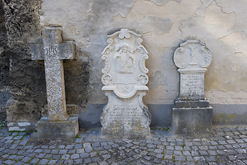 Image showing Old grave stone 