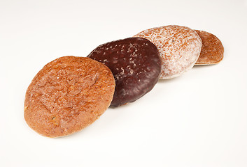Image showing Ginger biscuits