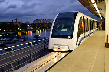 Image showing Moscow light metro