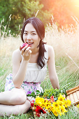 Image showing Beautiful asian woman