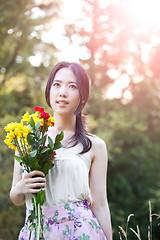 Image showing Beautiful asian woman