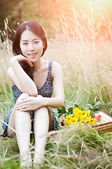 Image showing Beautiful asian woman