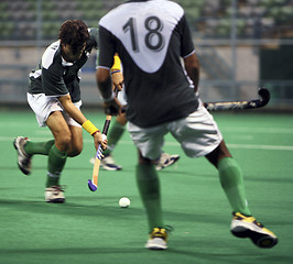 Image showing Hockey In Action