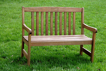 Image showing Park bench