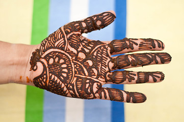 Image showing Mehandi