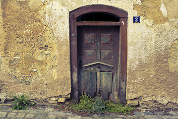 Image showing Old and beautiful door