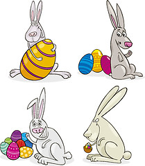 Image showing easter bunnies