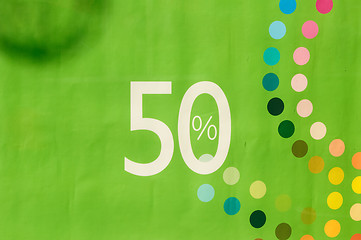 Image showing Sale with number percent