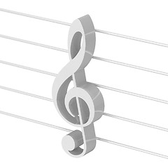 Image showing G Clef