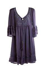Image showing purple women's dress