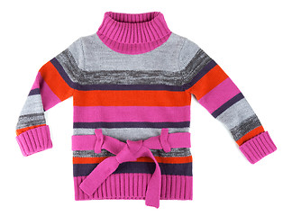 Image showing Striped sweater for children