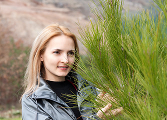 Image showing Portrait of a beautiful girl