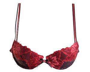 Image showing Bra with a red ornament