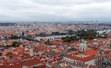 Image showing View of Prague from the top