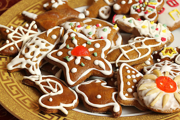 Image showing Gingerbread cookies