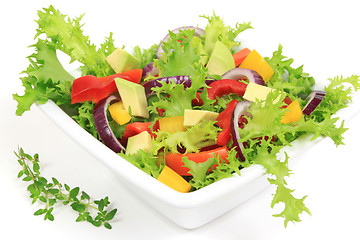 Image showing Colorful salad