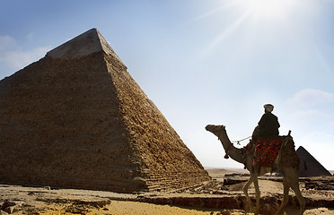 Image showing 	giza pyramids, cairo, egypt