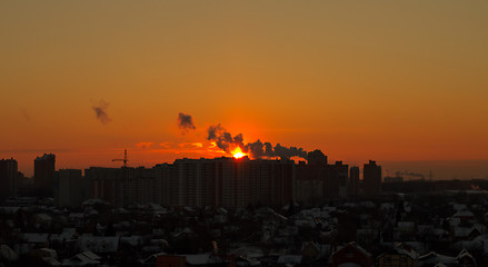 Image showing Urban Sunset