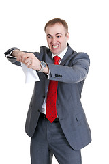 Image showing Young businessman