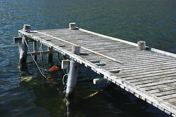 Image showing Old fishing dock