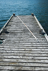 Image showing Old fishing dock