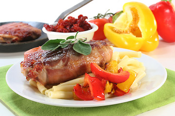 Image showing Saltimbocca