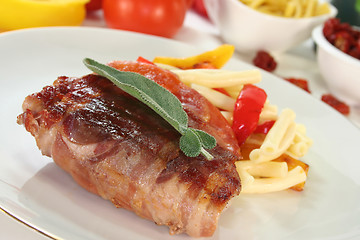 Image showing Saltimbocca