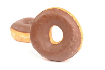 Image showing Two donuts
