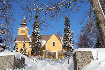 Image showing Tarvasjoki Church in Finland