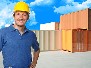 Image showing handyman portrait