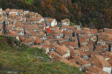 Image showing san donato di ninea view from above