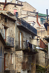 Image showing detail of ancient house in san donato