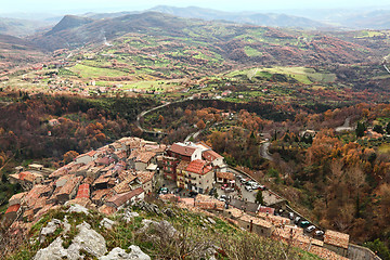 Image showing san donato di ninea view from above