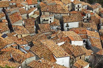 Image showing san donato di ninea view from above