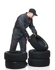 Image showing mechanic at work