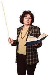 Image showing woman teacher with book