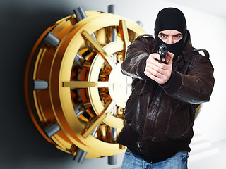 Image showing thief at work