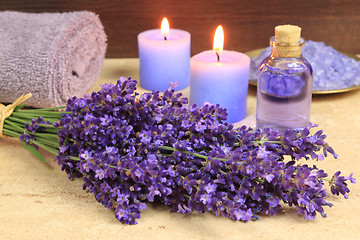 Image showing Lavender spa