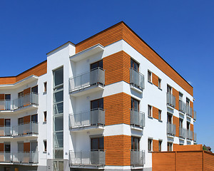 Image showing Contemporary apartment building