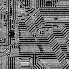 Image showing Background of electronic plate