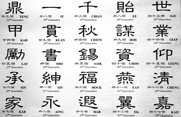 Image showing Chinese Calligraphy