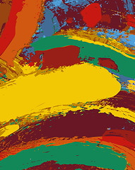 Image showing abstract painting background