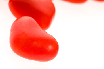 Image showing Sweets in the form of hearts 